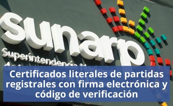 Usuarios podrán obtener virtualmente copias literales de partidas registrales a nivel nacional! [Resolución 58-2020-Sunarp]